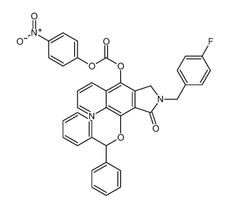 9-(benzhydryloxy)-7-(4-fluorobenzyl)-8-oxo-7,8-dihydro-6H-pyrrolo[3,4-g]quinolin-5-yl (4-nitrophenyl) carbonate CAS:684285-40-3 manufacturer & supplier