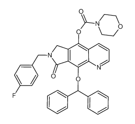 9-(benzhydryloxy)-7-(4-fluorobenzyl)-8-oxo-7,8-dihydro-6H-pyrrolo[3,4-g]quinolin-5-yl morpholine-4-carboxylate CAS:684285-48-1 manufacturer & supplier