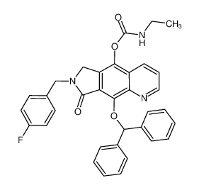 9-(benzhydryloxy)-7-(4-fluorobenzyl)-8-oxo-7,8-dihydro-6H-pyrrolo[3,4-g]quinolin-5-yl ethylcarbamate CAS:684285-59-4 manufacturer & supplier