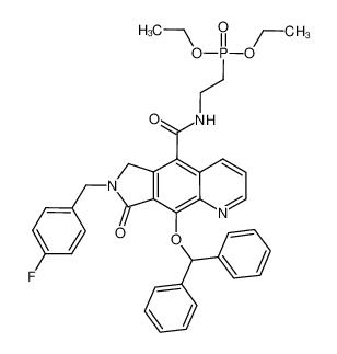 (2-{[9-benzhydryloxy-7-(4-fluoro-benzyl)-8-oxo-7,8-dihydro-6H-pyrrolo[3,4-g]quinoline-5-carbonyl]-amino}-ethyl)-phosphonic acid diethyl ester CAS:684286-58-6 manufacturer & supplier