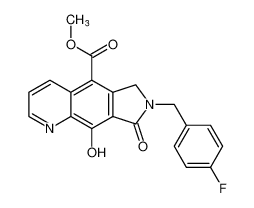 methyl 7-(4-fluorobenzyl)-9-hydroxy-8-oxo-7,8-dihydro-6H-pyrrolo[3,4-g]quinoline-5-carboxylate CAS:684287-82-9 manufacturer & supplier