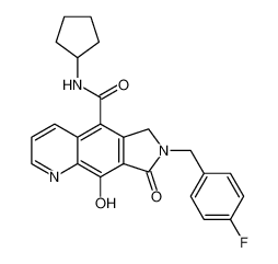 N-cyclopentyl-7-(4-fluorobenzyl)-9-hydroxy-8-oxo-7,8-dihydro-6H-pyrrolo[3,4-g]quinoline-5-carboxamide CAS:684287-83-0 manufacturer & supplier