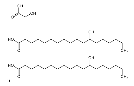 2-hydroxyacetic acid, 12-hydroxyoctadecanoic acid, titanium CAS:68443-41-4 manufacturer & supplier