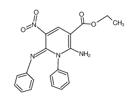 2-Amino-5-nitro-1-phenyl-6-[(Z)-phenylimino]-1,6-dihydro-pyridine-3-carboxylic acid ethyl ester CAS:68451-34-3 manufacturer & supplier