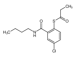 Thiopropionic acid S-(2-butylcarbamoyl-4-chloro-phenyl) ester CAS:68463-92-3 manufacturer & supplier