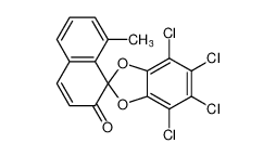 4,5,6,7-tetrachloro-8'-methyl-2'H-spiro[benzo[d][1,3]dioxole-2,1'-naphthalen]-2'-one CAS:68465-73-6 manufacturer & supplier