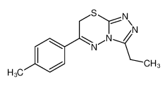 3-ethyl-6-p-tolyl-7H-[1,2,4]triazolo[3,4-b][1,3,4]thiadiazine CAS:68469-00-1 manufacturer & supplier