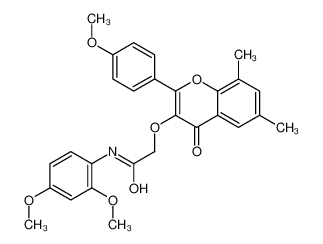 N-(2,4-dimethoxyphenyl)-2-[2-(4-methoxyphenyl)-6,8-dimethyl-4-oxochromen-3-yl]oxyacetamide CAS:6847-05-8 manufacturer & supplier