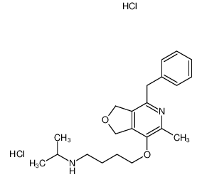 4-[(4-benzyl-6-methyl-1,3-dihydrofuro[3,4-c]pyridin-7-yl)oxy]-N-propan-2-ylbutan-1-amine,dihydrochloride CAS:68484-35-5 manufacturer & supplier