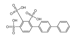 4-(4-phenylphenyl)benzene-1,2,3-trisulfonic acid CAS:68491-73-6 manufacturer & supplier