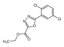 5-(2,5-dichloro-phenyl)-[1,3,4]oxadiazole-2-carboxylic acid ethyl ester CAS:68496-90-2 manufacturer & supplier