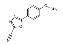 5-(4-methoxy-phenyl)-[1,3,4]oxadiazole-2-carbonitrile CAS:68497-15-4 manufacturer & supplier