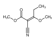 (E)-2-Cyano-3-methoxy-pent-2-enoic acid methyl ester CAS:685-50-7 manufacturer & supplier