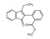 Benzoic acid, 2-(3-ethyl-1-oxo-1H-inden-2-yl)-, methyl ester CAS:68504-23-4 manufacturer & supplier