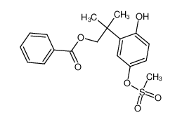 3-(2-benzoyloxy-1,1-dimethylethyl)-4-hydroxyphenyl methanesulphonate CAS:68505-49-7 manufacturer & supplier