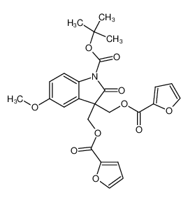 3,3-bis(2-furoyloxymethyl)-5-methoxy-1-(tert-butoxycarbonyl)oxindole CAS:685089-23-0 manufacturer & supplier