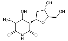 Thymidine, 5,6-dihydro-6-hydroxy- CAS:68509-78-4 manufacturer & supplier