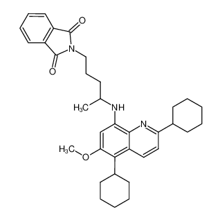 2-[4-(2,5-dicyclohexyl-6-methoxy-8-quinolinamino)pentyl]-1,3-isoindolinedione CAS:685092-75-5 manufacturer & supplier