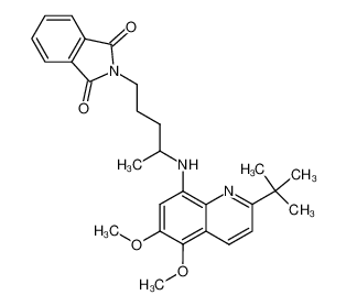 2-[4-(2-tert-butyl-5,6-dimethoxy-8-quinolinamino)pentyl]-1,3-isoindolinedione CAS:685092-77-7 manufacturer & supplier