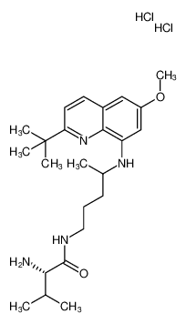 (2S)-2-amino-N-(4-((2-(tert-butyl)-6-methoxyquinolin-8-yl)amino)pentyl)-3-methylbutanamide dihydrochloride CAS:685092-93-7 manufacturer & supplier