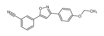 Benzonitrile, 3-[3-(4-ethoxyphenyl)-5-isoxazolyl]- CAS:685093-18-9 manufacturer & supplier