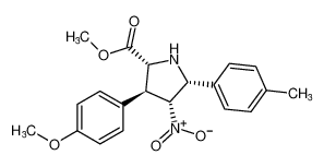 rel-methyl (2R,3S,4R,5R)-3-(4-methoxyphenyl)-4-nitro-5-(p-tolyl)pyrrolidine-2-carboxylate CAS:685099-31-4 manufacturer & supplier