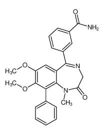 3-(7,8-dimethoxy-1-methyl-2-oxo-9-phenyl-2,3-dihydro-1H-benzo[e][1,4]diazepin-5-yl)benzamide CAS:685103-00-8 manufacturer & supplier