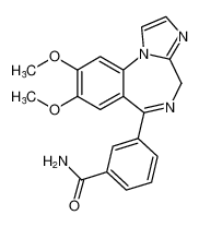 3-(8,9-dimethoxy-4H-benzo[f]imidazo[1,2-a][1,4]diazepin-6-yl)benzamide CAS:685103-31-5 manufacturer & supplier