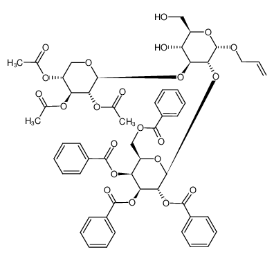 allyl 2-O-(2,3,4,6-tetra-O-benzoyl-β-D-galactopyranosyl)-3-O-(2,3,4-tri-O-acetyl-β-D-xylopyranosyl)-α-D-glucopyranoside CAS:685104-20-5 manufacturer & supplier