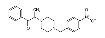 1-Propanone, 2-[4-[(4-nitrophenyl)methyl]-1-piperazinyl]-1-phenyl- CAS:685104-85-2 manufacturer & supplier