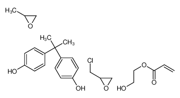 2-(chloromethyl)oxirane,2-hydroxyethyl prop-2-enoate,4-[2-(4-hydroxyphenyl)propan-2-yl]phenol,2-methyloxirane CAS:68511-54-6 manufacturer & supplier