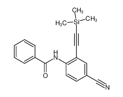 N-{2-[(trimethylsilanyl)ethynyl]-4-cyanophenyl}benzamide CAS:685110-54-7 manufacturer & supplier