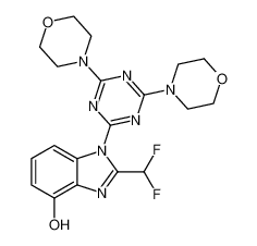 2-(difluoromethyl)-1-(4,6-dimorpholino-1,3,5-triazin-2-yl)-1H-benzo[d]imidazol-4-ol CAS:685111-07-3 manufacturer & supplier