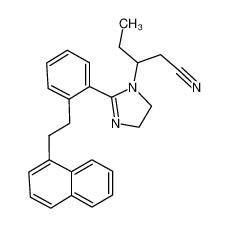 3-{2-[2-(2-naphthalen-1-yl-ethyl)-phenyl]-4,5-dihydro-imidazol-1-yl}-pentanenitrile CAS:685126-31-2 manufacturer & supplier