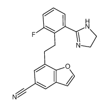 7-{2-[2-(4,5-dihydro-1H-imidazol-2-yl)-6-fluoro-phenyl]-ethyl}-benzofuran-5-carbonitrile CAS:685126-46-9 manufacturer & supplier