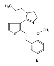 2-{2-[2-(5-bromo-2-methoxy-phenyl)-ethyl]-thiophen-3-yl}-1-propyl-4,5-dihydro-1H-imidazole CAS:685126-62-9 manufacturer & supplier