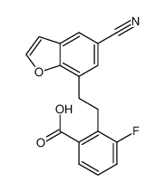 2-[2-(5-cyano-benzofuran-7-yl)-ethyl]-3-fluoro-benzoic acid CAS:685127-08-6 manufacturer & supplier