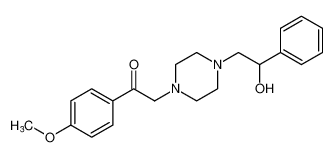 2-(4-(2-hydroxy-2-phenylethyl)piperazin-1-yl)-1-(4-methoxyphenyl)ethan-1-one CAS:685137-61-5 manufacturer & supplier