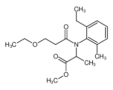 2-[(3-Ethoxy-propionyl)-(2-ethyl-6-methyl-phenyl)-amino]-propionic acid methyl ester CAS:68524-40-3 manufacturer & supplier