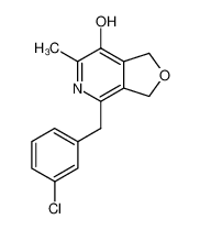 4-(3-chloro-benzyl)-6-methyl-1,3-dihydro-furo[3,4-c]pyridin-7-ol CAS:68524-42-5 manufacturer & supplier