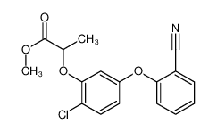 methyl 2-[2-chloro-5-(2-cyanophenoxy)phenoxy]propanoate CAS:68533-65-3 manufacturer & supplier