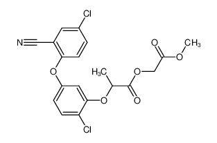 2-[2-Chloro-5-(4-chloro-2-cyano-phenoxy)-phenoxy]-propionic acid methoxycarbonylmethyl ester CAS:68533-96-0 manufacturer & supplier