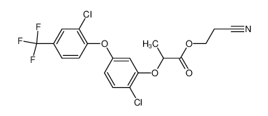 2-[2-Chloro-5-(2-chloro-4-trifluoromethyl-phenoxy)-phenoxy]-propionic acid 2-cyano-ethyl ester CAS:68534-48-5 manufacturer & supplier