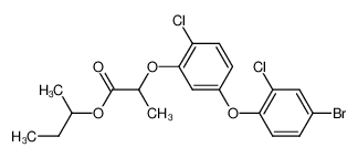 2-[5-(4-Bromo-2-chloro-phenoxy)-2-chloro-phenoxy]-propionic acid sec-butyl ester CAS:68534-56-5 manufacturer & supplier