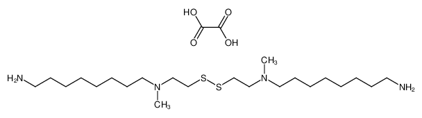 N1-(2-{2-[(8-Amino-octyl)-methyl-amino]-ethyldisulfanyl}-ethyl)-N1-methyl-octane-1,8-diamine; compound with oxalic acid CAS:68535-68-2 manufacturer & supplier