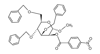 4-Nitro-benzoic acid (2S,3S,4S,5R,6R)-4,5-bis-benzyloxy-6-benzyloxymethyl-2-methoxy-tetrahydro-pyran-3-yl ester CAS:68536-56-1 manufacturer & supplier