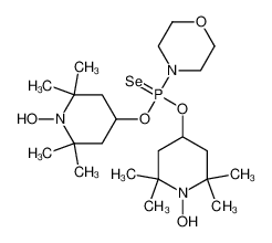 bis[(1-hydroxy-2,2,6,6-tetramethylpiperidin-4-yl)oxy]-morpholin-4-yl-selanylidene-λ(sup)5(/sup)-phosphane CAS:68541-92-4 manufacturer & supplier