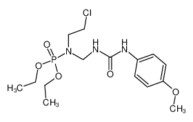 (2-Chloro-ethyl)-[3-(4-methoxy-phenyl)-ureidomethyl]-phosphoramidic acid diethyl ester CAS:68544-14-9 manufacturer & supplier