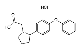 1-carboxymethyl-2-(4-phenoxyphenyl) pyrrolidine hydrochloride CAS:68548-96-9 manufacturer & supplier