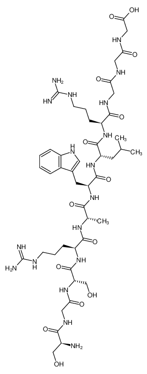 L-serylglycyl-L-seryl-L-arginyl-L-alanyl-L-tryptophyl-L-leucyl-L-arginylglycylglycylglycine CAS:685511-72-2 manufacturer & supplier